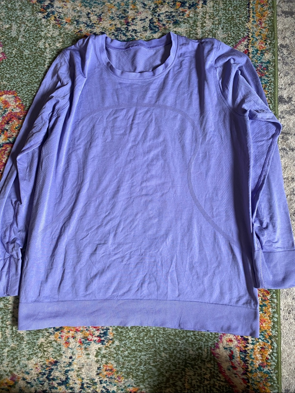 lululemon athletica Lavender Long Sleeve Tee